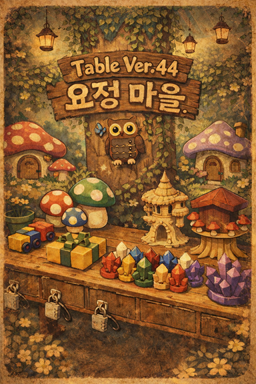 Table ver.44 요정마을 포스터