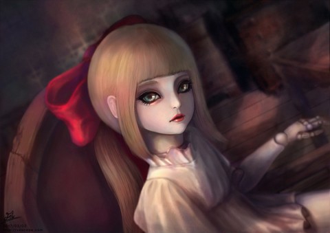 저주인형 포스터