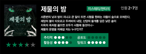 제물의 밤 포스터