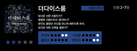 더 다이스 룸 포스터